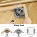 4pcs Right Angle Clamps Housolution Single Handle 90 Aluminum Alloy Corner Clamp Clamps for Woodworking Adjustable Swing Jaw Woodworking Tools Photo Frame Vise Holder