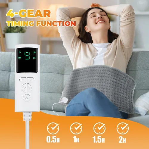 TENGOO Electric Heating Throw Blanket with Intelligent Temperature Control, Multifunctional Hot Portable Heating Pad Winter Warm-up Thermal Heated Blanket for Home, Office