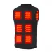 TENGOO HV-08 Heated Vest 8 Heating Areas USB Charging 3 Gear Temperature Control Plush Windproof Outdoor Winter Warm Clothing