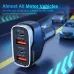 60W Car Charger Fast Charging Dual Pd 30W + Dual QC 3.0 18W Car Charger USB Car Charger for Android for iPhone