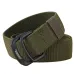 ENNIMilitary Equipment Belt Men Elastic Nylon Tactical Belts For Jeans Pants Solid Strap Canvas Double Ring Metal Buckle Waist Belt