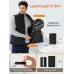 Auxo Men Heated Vest with 10000mAh Power Bank Included, 7 Heating Zones, Lightweight Electric Heating Vest