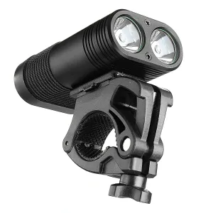 Bike Light Set 3000LM Double LEBicycle Headlight Type-Rechargeable with 4 Modes Taillight for MTB Road Bike