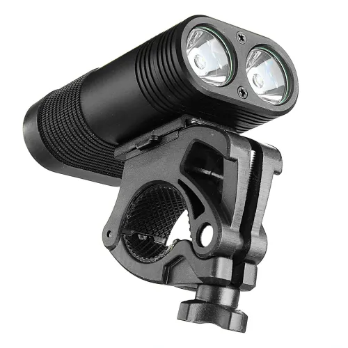 Bike Light Set 3000LM Double LEBicycle Headlight Type-Rechargeable with 4 Modes Taillight for MTB Road Bike