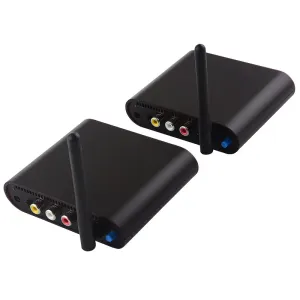 AV530 5.8GHz Wireless AV Transmitter and Receiver Kit 300m Transmission Support IR Remote Control for CCTV DVD IPTV Plug and Play