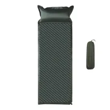 Xmund Automatic Air Mattress Portable Camping Tent Air Mattress Self-Inflating Pillow Thickened Floor Mat for Home Office Outdoor Camping Beach With Storage Bag