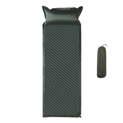 Xmund Automatic Air Mattress Portable Camping Tent Air Mattress Self-Inflating Pillow Thickened Floor Mat for Home Office Outdoor Camping Beach With Storage Bag