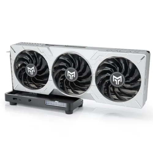 RONGDESON RDS003 External Graphics Card Dock Thunderbolt4 USB4 40Gbps PCIe 4.0x16 AMD NVIDIA GPU Compatibility Windows Linux Type-C Portable Aluminum Alloy Gaming AI eGPU Enclosure