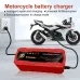 12V 2A Motorcycle Battery Charger Fully Intelligent Led Digital Display Pulse Repair Function