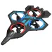 YLR/C YL85 YL86 WiFi FPV EPP Glider with LCD Screen Controller HD Camera Gliding Hovering Headless Mode 360 Rolling LED 2.4G RC Remote Control Drone Airplane Quadcopter Stunt Fighter RTF