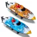 HXJRC HJ822 2.4G RC Boat Capsized Reset High Speed LED Light Speedboat Waterproof Electric Racing Vehicles Models Lakes Pools Remote Control Toys
