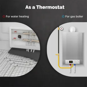 MOES Tuya Smart Thermostat Control Panel 4-Inch Touch Screen WiFi bluetooth Zigbe Gateway Central Control Scene Timer Brightness Adjustment Home Automation Temperautre Control Board