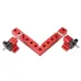 VEIKO 2 Set Woodworking Precision Clamping Square L-Shaped Auxiliary Fixture Splicing Board Carpenter Square Ruler Woodworking Tool