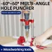 ENJOYWOOD Upgraded Version Precision Woodworking Multi-Angle Drill Guide Hole Punch Locator Adjustable Drilling Height Hole Opener for DIY Bench Furniture Position Hand Tools