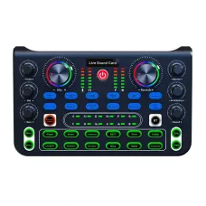 X60 Sound Card English Version Professional Sound Cards Audio Mixer for Karaoke Broadcast KTV Singing Live Sound Mixer Parts Accessories