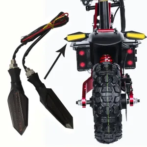 36-60V Universal Electric Scootor Taillight E-bike Turn Signal Light + Brake Light For LAOTIES18 ES19 ES18liteES18P L8SPRO Electric Bike
