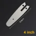 Metal Chainsaw Guide Bar Replacement Chrome Moly Steel 4-16 Inch Mini Electric Chainsaw Parts Logging Pruning Heavy Duty Guide Plate Long Lasting Design Light Weight