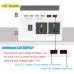 12V to 220V  Inverter 4000W Car Power Converter Solar LCD Dual Display 4 USB 4.2A Fast Charge with Intelligent LCD Voltage Screen display