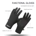 VILICO 1 Pair of Warm Winter Gloves Men Women Outdoor Sports Touchscreen Non-Slip Cycling Gloves Thin Edition with Velvet-L/XL