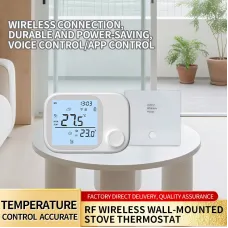 WiTH6 Smart WiFi Wireless Boiler Thermostat RF433 7 Day Programmable LCD Display Child Lock Smart Thermostat Voice Control with Alexa Google Home