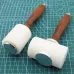 Nylon Leathercraft Carving Hammer with Wooden Handle Leather Craft Carving Hammer Cowhide Sew Harmer Stamping Tool