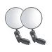 2pcs Bicycle Rear View Mirror Adjustable 360 Rotatable Convex Lens 360 Rotatable Handlebar Safety Mirror For MTB And Road Bike Reflector
