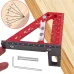 Carpenter 3D Multi-angle Measuring Ruler Square Ruler Hole Scribing Ruler Woodworking Scriber Precision Woodworking Tool