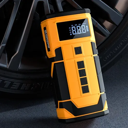 8400mAh Powerful Jump Starter Car Emergency Starting Power Supply Air Pump All-In-One Emergency Battery 600A Peak Current