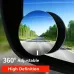 2PCS Car Blind Spot Mirror 360 Adjustable HD Glass Wide Angle Rearview Frameless Round Frame Convex Blind Spot Mirror Safety Driving Wide Angle  Adjustable Clear Rearview Mirror