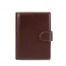 Ekphero Retro Genuine Leather RFID Men's Wallet Business Casual Money Clip Multiple Card Slots Holder Coin Purse
