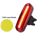 Bike Taillight 600mAh Battery 4 Light Modes USB-Rechargeable IPX6 Waterproof Wear-resistant Lightweight Bicycle Rear Light for Night Cycling