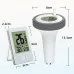 Wireless Floating Indoor and Outdoor Thermometer for Swimming Pool Bathtub with Display