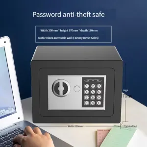 Generic Model Digital Safe Box Fireproof Security Safe Solid Steel Electronic Lock Small Home Office Safe Storage