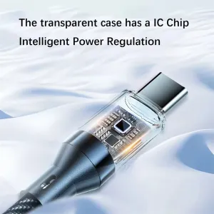 120W USB-A to Type-C Cable with Digital Display Fast Charging Data Transmission Copper Core Line 1M/2M Long for iPhone 15 15 Plus for Huawei Pura 70 Ultra for Xiaomi Civi 4 Pro for Samsung Galaxy S24