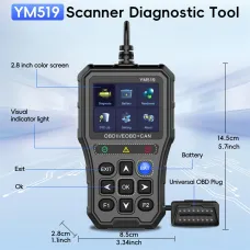 YM519 OBD2 Scanner Diagnostic Tool 2.8Inch HD Color Screen Profession Auto Check Engine Light Car Diagnostic Scan Tool