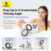 Baseus Magnetic Dual-Ring Phone Stand Suction Rotating 360 Wall Stickers Everywhere for iPhone 16 16 Pro 15 Pro Max for Huawei for SAMSUNG Folding Ring Phone