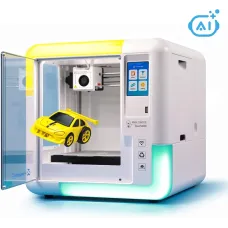 [EU/US Direct]AOSEED X-MAKER AI Kids' 3D Printer V4.0 with 4 PLA Filaments Fully Enclosed 0.05mm High Precision 400mm/s Fast Printing 150150150mm Build Volume Kids-Friendly with 16+ Creative Design Apps