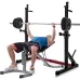 UDirect Dipping Station 43.5~67.5inch High 13 Levels Adjustable Weight Lifting Bench Barbell Stand Fitness Gym Home 550 Pound Loading