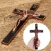 3D Modeling Carving Cross Wall Decorations Metal Alloy JESUS Catholic Statue Prayer