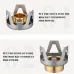 IPRee Portable Mini Alcohol Stove Burner Adjustable Firepower Gasoline Stove Aluminum Alloy Bracket Ultralight Brass Camping Stoves