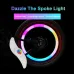 BIKIGHLEBicycle Wheel Tire Colorful Light Waterproof Willow Shape Bicycle Tyre Flash Decoration Warning Light for Night Cycling