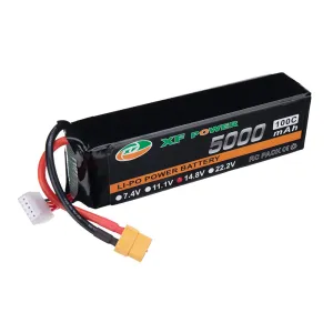 XF POWER 14.8V 5000mAh 100C 4S LiPo Battery XT60 Plug for RC Drone