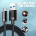 6A 120W USB-A to Type-C Cable Fast Charging Data Transmission Copper Cord Line 1M/2M Long for iPhone 16 15 15 Plus for Huawei Mate XT for Samsung Galaxy Z Fold6