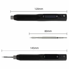 SEQURE DC Soldering Iron-EU S60 I European Standard-With 1 Soldering Iron Tip+Soldering Iron Stand+Storage Bag