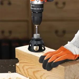 Aluminum Alloy Punch Locator Pocket Hole Jig Kit 3-10mm Stainless Steel Bushings Portable for Woodworking Precision and Easy to Use