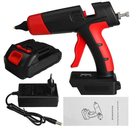 VIOLEWORKS Hot Melt Glue Guns Cordless Rechargeable Hot Glue Applicator Home Improvement Craft DIY Tool For Makita18V Battery