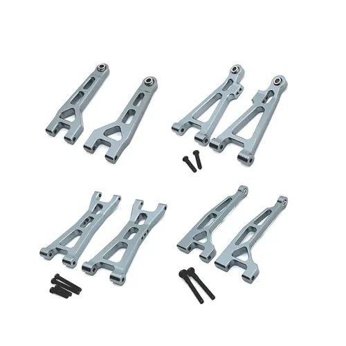 8pcs Upgrade Parts For MJX H16 16207 16208 16209 16210 Metal Front and Rear Upper Lower Suspension Arm Set 1/16 RC Car