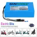 EU/USA Direct HANIWINNEHA225-1 36V 20Ah 720Wh Universal DIY E-Bike Battery- Powered by High-Quality 18650 Lithium-ion Cells | 30A BM| Waterproof | with Charger | Fits 36V 250W-1000W Motor