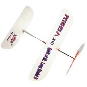 X1D of Mr. Long Model D Hand-Thrown Rubber Band Airplane