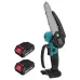 88VF 4000RPM 6'' Cordless Electric Chainsaw Wood Cutter Saw W/ None/1/2 Battery For Makita 18V Battery